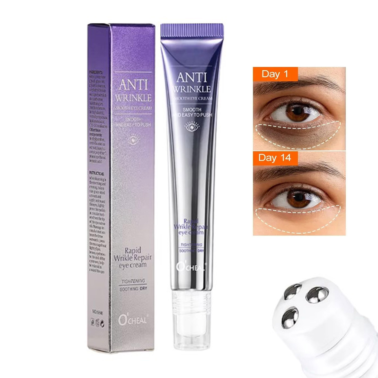 CREMA PARA DESVANECER OJERAS CON ÁCIDO HIALURÓNICO - 1