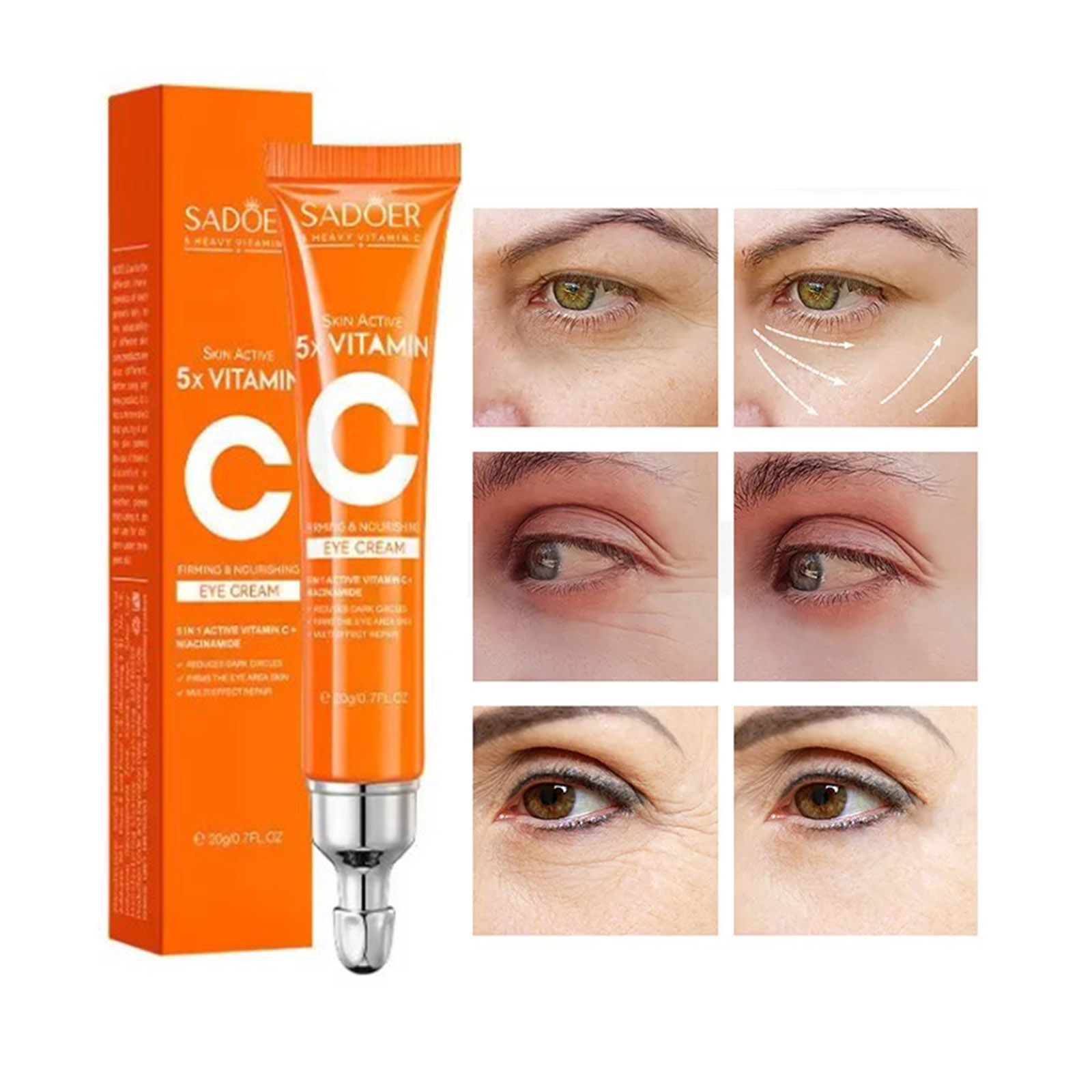 SADOER SÉRUM PREMIUM PARA OJERAS RICA EN VITAMINA C - 1