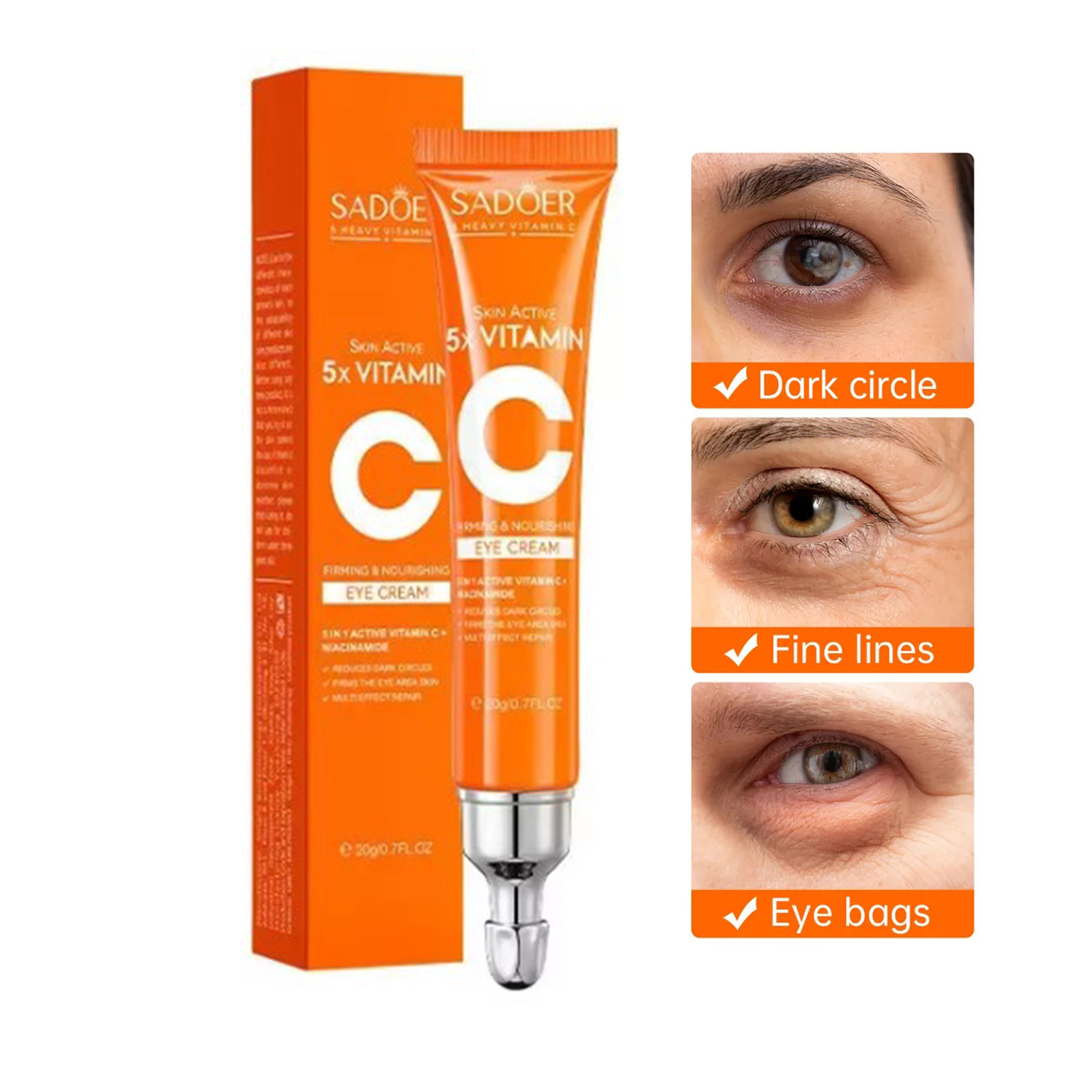 SADOER SÉRUM PREMIUM PARA OJERAS RICA EN VITAMINA C - 2