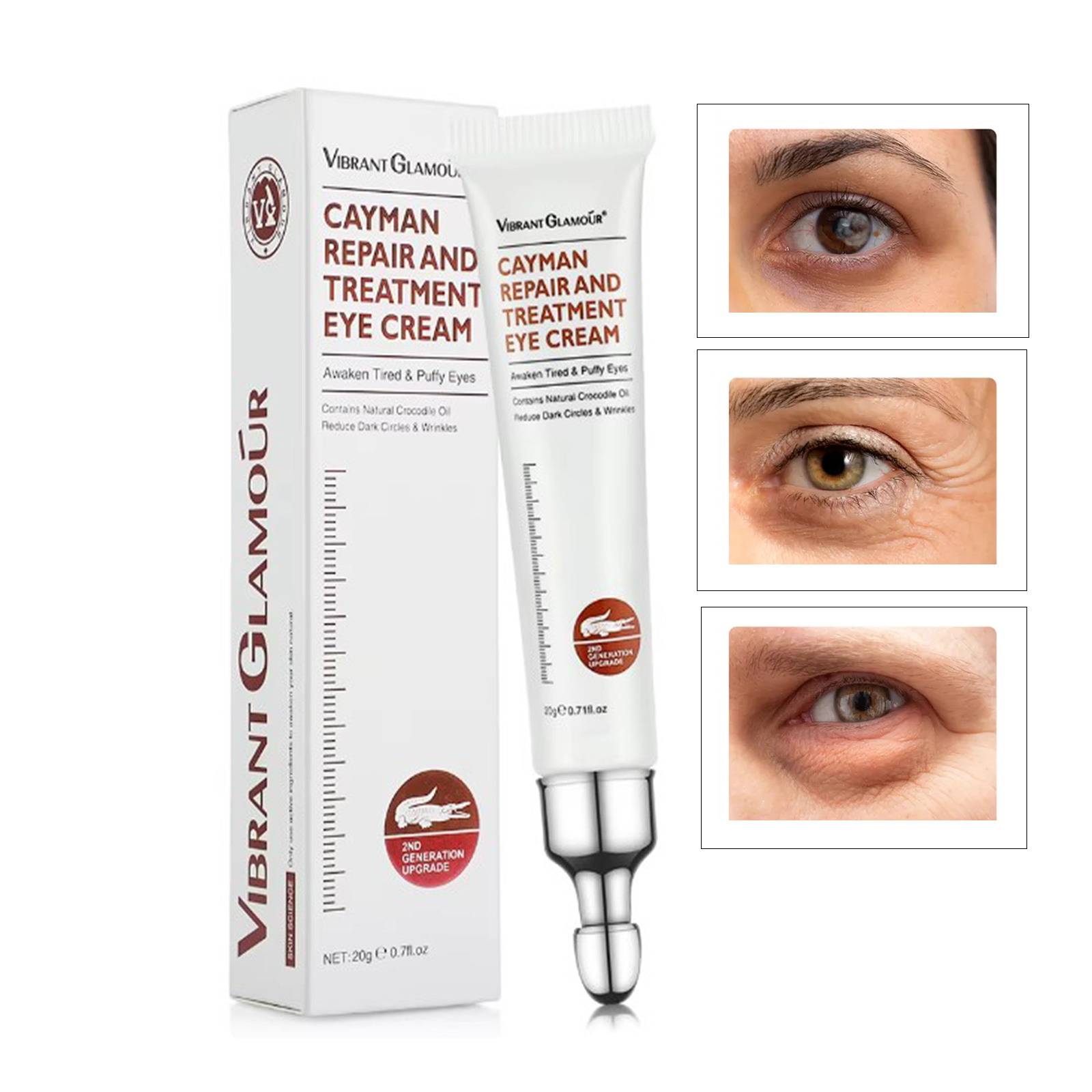 CREMA PARA OJERAS Y BOLSAS EN LOS OJOS CON COLÁGENO PÉPTIDO - 1