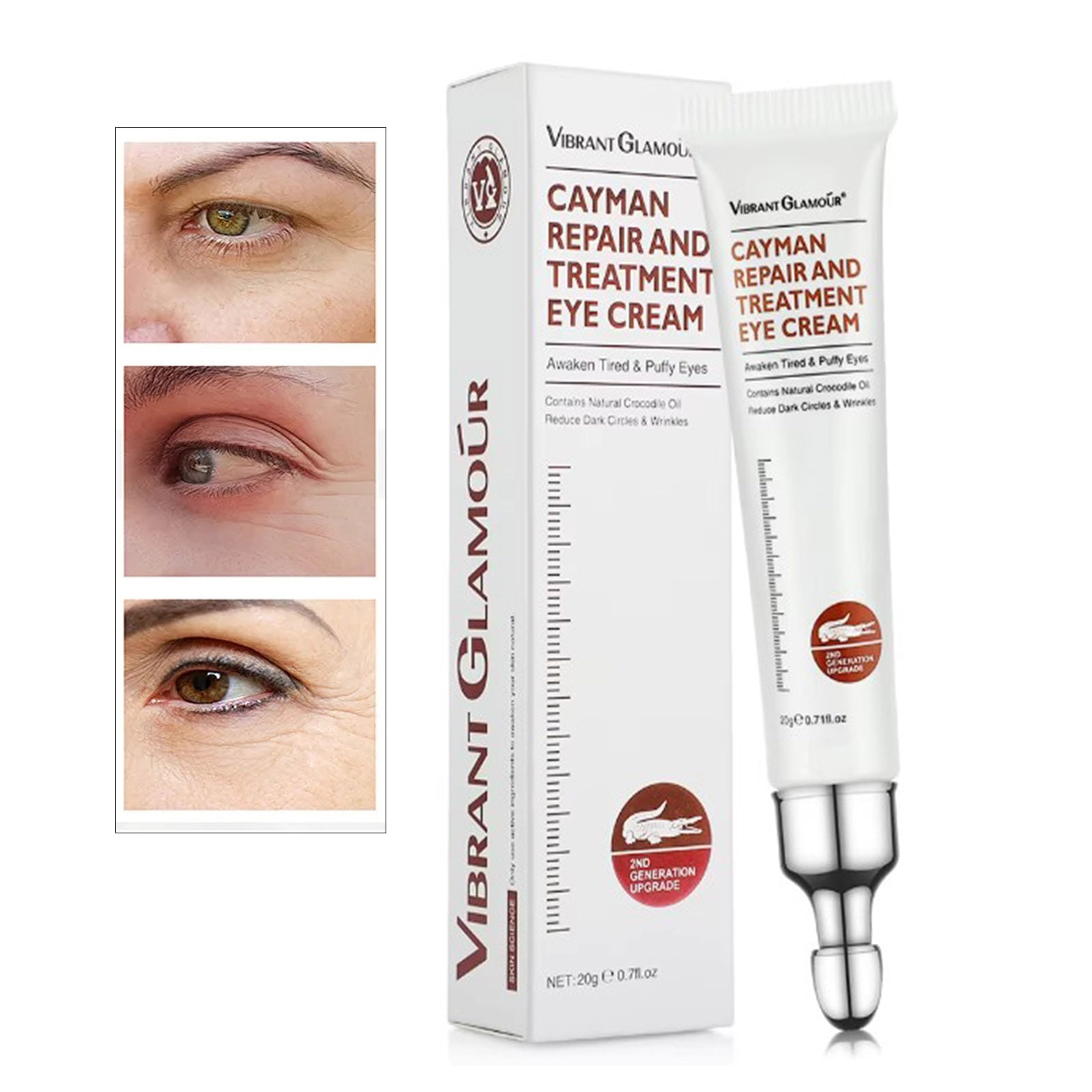 CREMA PARA OJERAS Y BOLSAS EN LOS OJOS CON COLÁGENO PÉPTIDO - 1