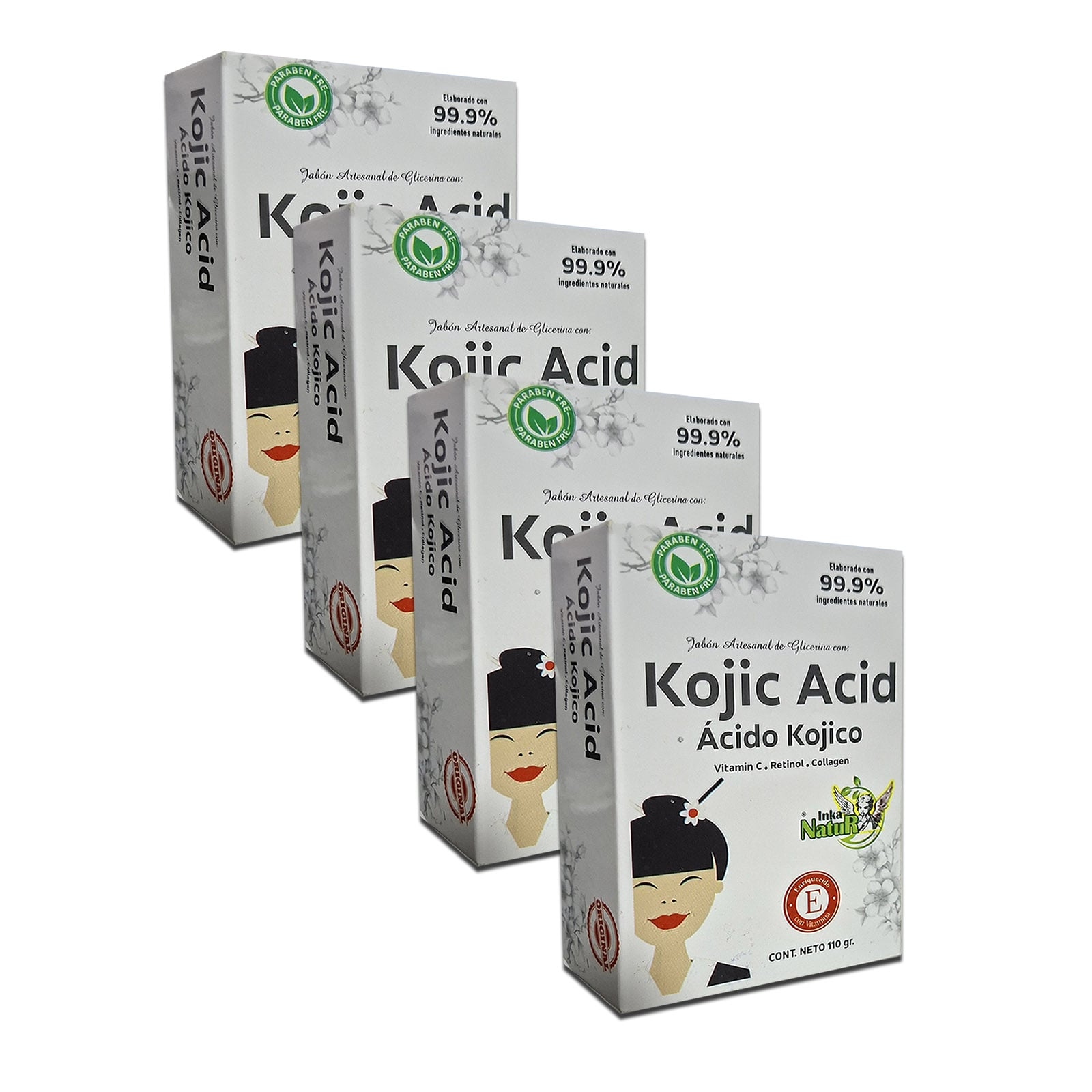 JABÓN CON ÁCIDO KÓJICO-RETINOL Y VITAMINA C ACLARANTE 2 UND - 2