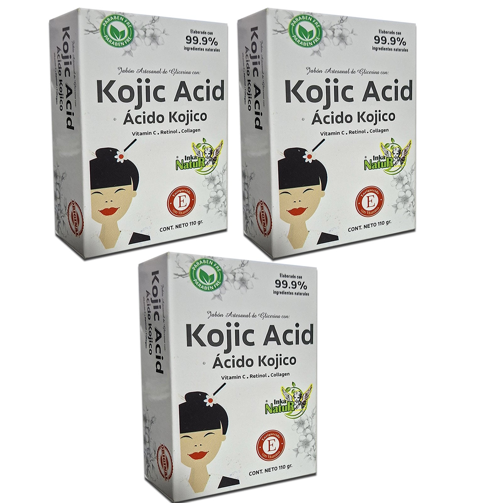 JABÓN CON ÁCIDO KÓJICO-RETINOL Y VITAMINA C ACLARANTE ANTIEDAD - 2