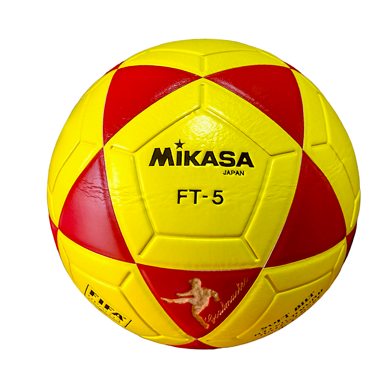 PELOTA MIKASA DE FUTBOL FT 5 YELLOWR - 1
