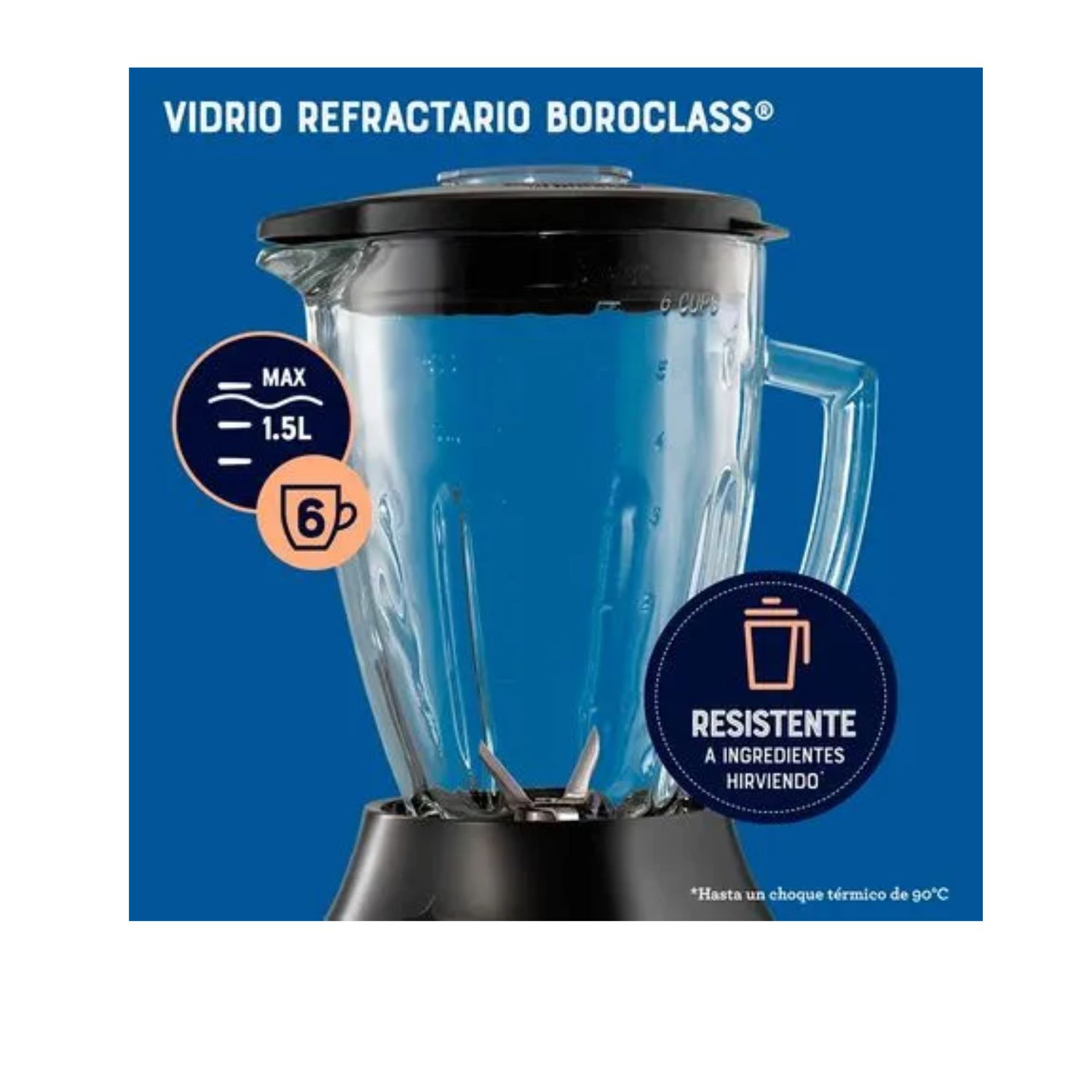 LICUADORA 1.5L OSTER BLSTPEG-CPB 6 VELOCIDADES - 4