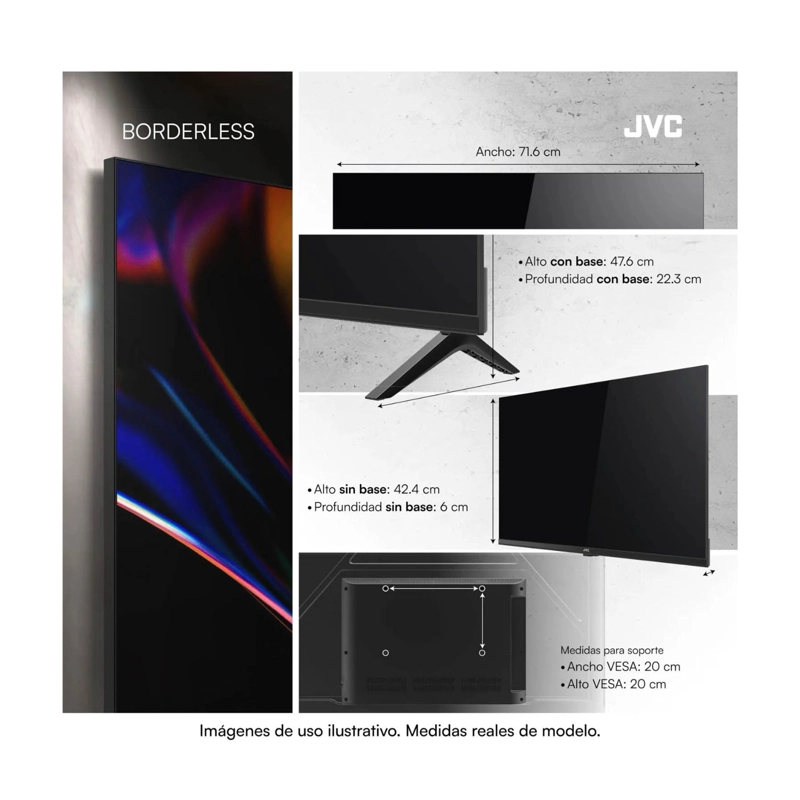 TELEVISOR JVC 32' HD GOOGLE TV LT-32KM158 2025 - 5