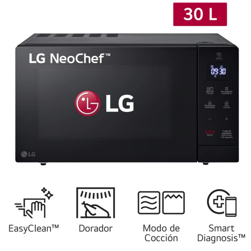 HORNO MICROONDAS LG  MH7032JAS 30 LITROS - 1