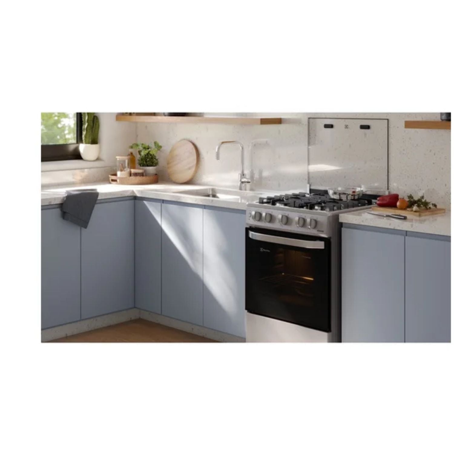 COCINA A GAS ELECTROLUX FE4ISR 4 HORNILLAS - 7