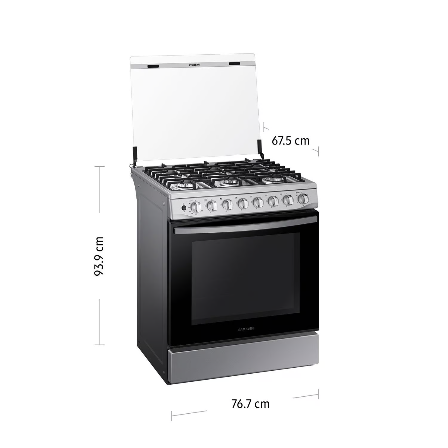 COCINA SAMSUNG  6 HORNILLAS CON PLANCHA NX52T5311PSPE - 2