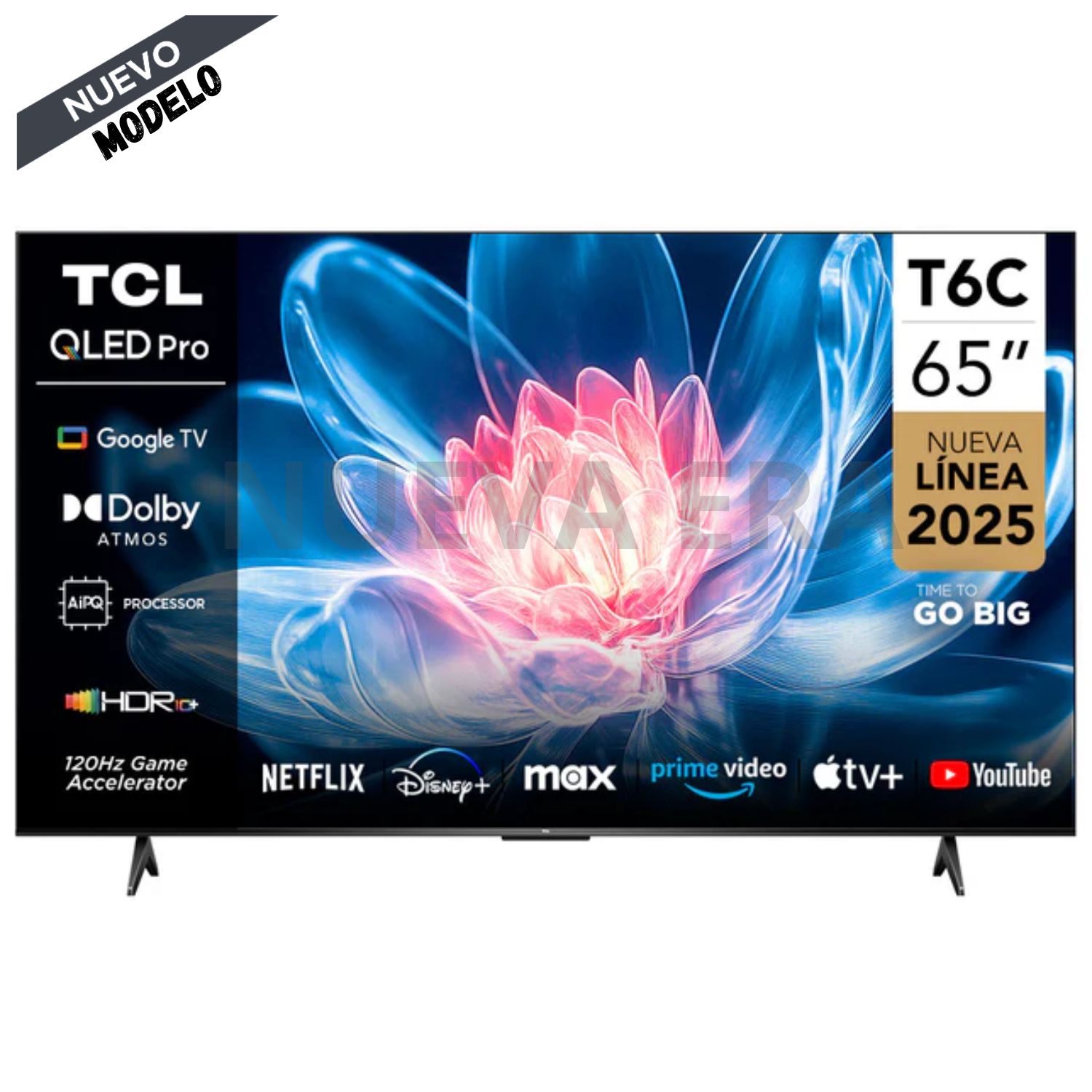 TELEVISOR TCL 65 QLED 4K 65T6C GOOGLE TV - 1