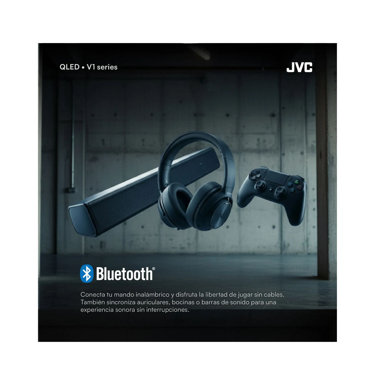 TELEVISOR JVC 40 FHD QLED LT-40KB758  GOOGLE TV - 5
