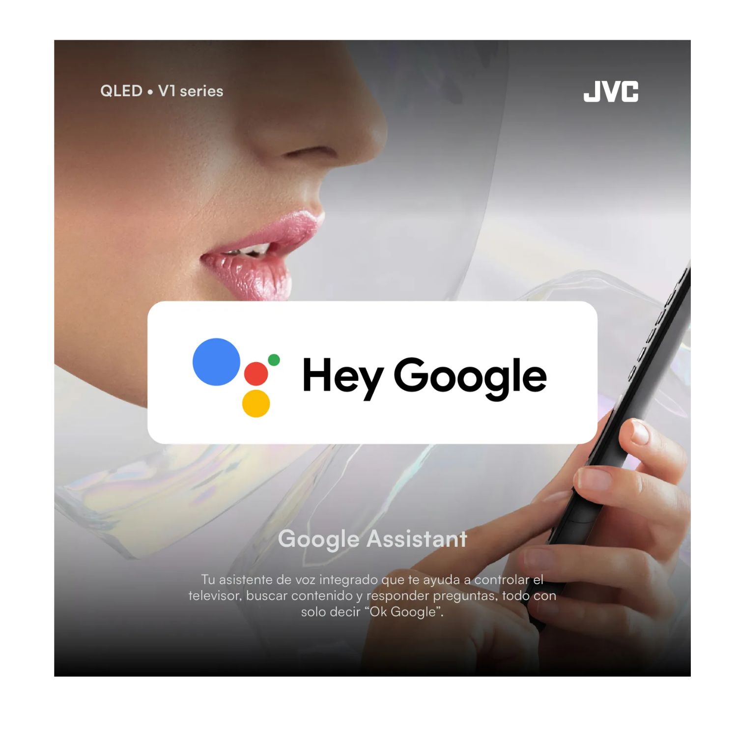 TELEVISOR JVC 40 FHD QLED LT-40KB758  GOOGLE TV - 8