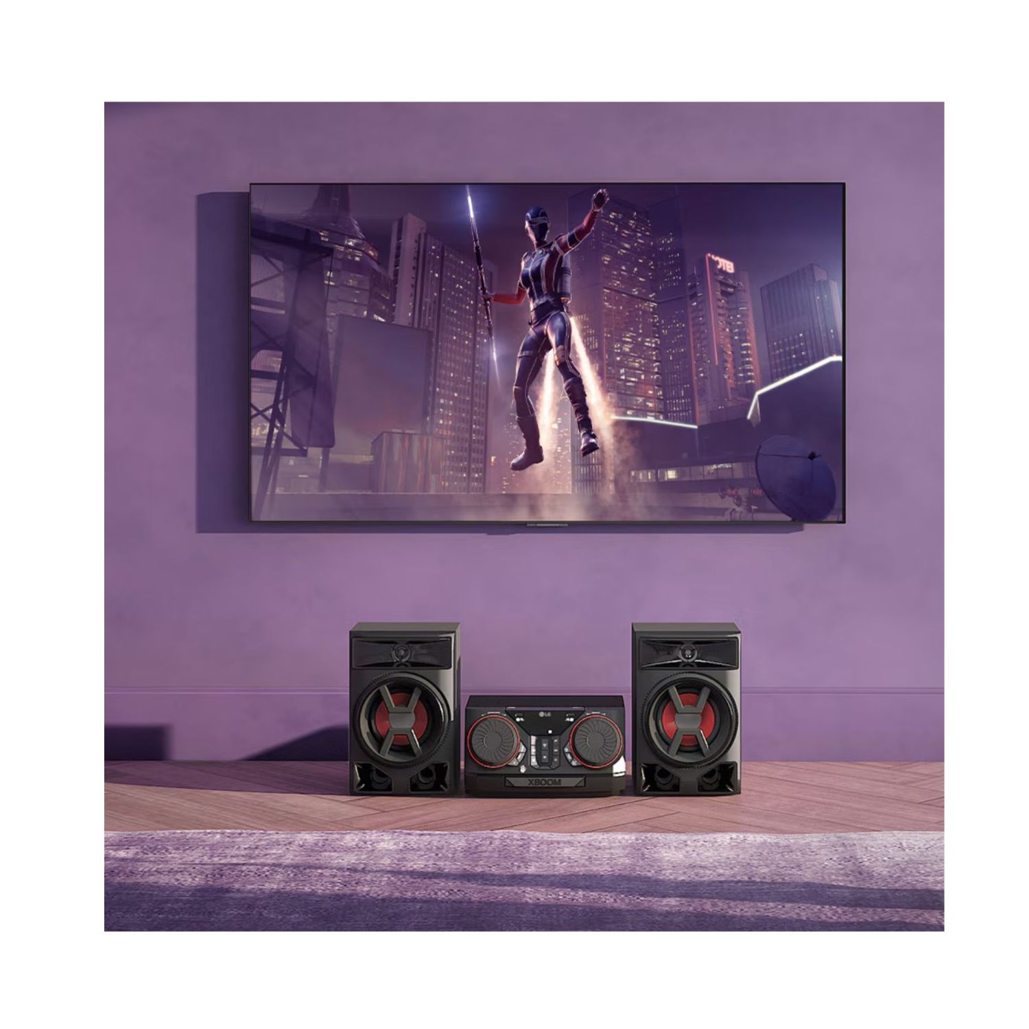 MINICOMPONENTE LG XBOOM CK43N 300W MULTI BLUETOOTH RADIO FM - 6