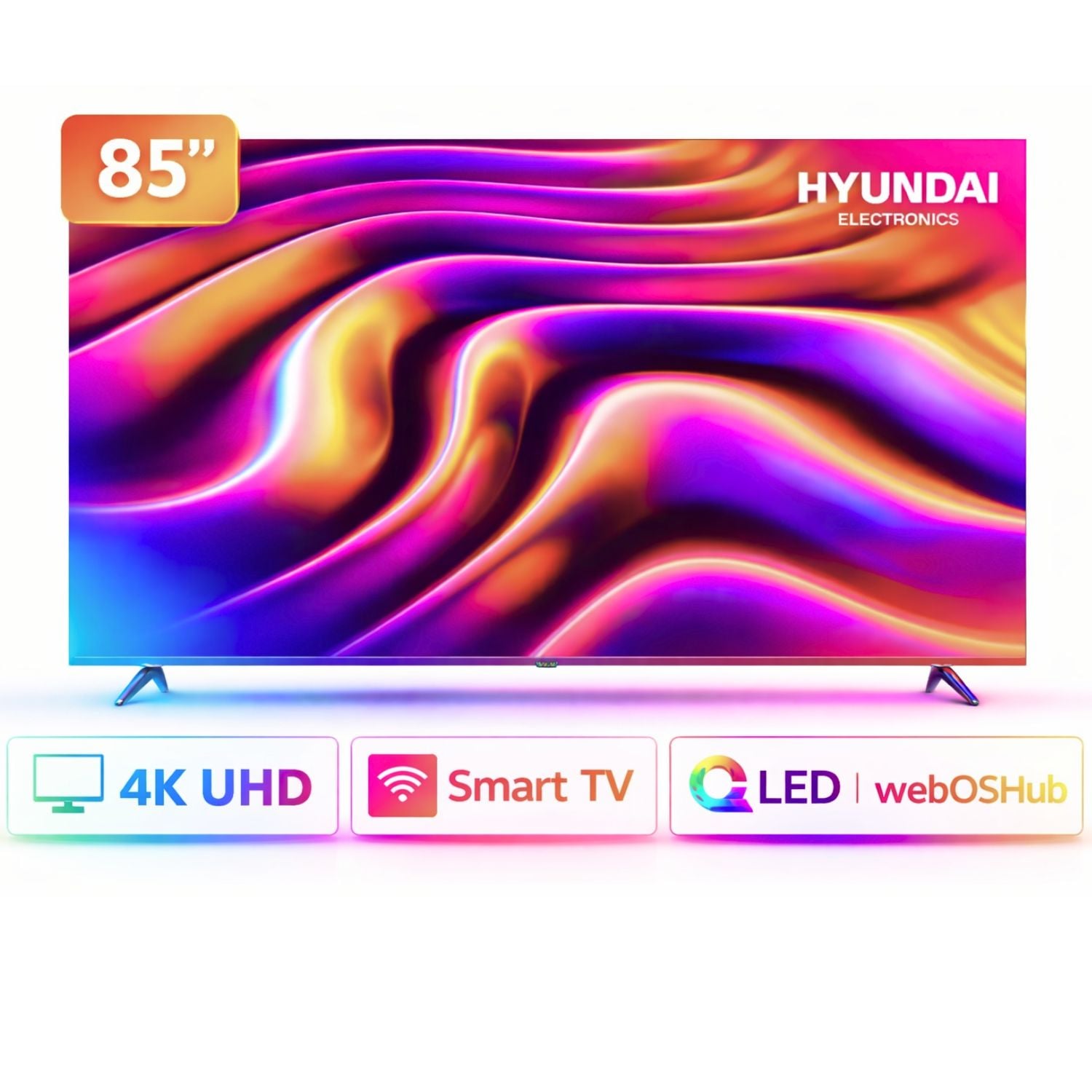 TELEVISOR HYUNDAI QLED 85 HYLED8502QW4KM 4K UHD WEBOS - 1
