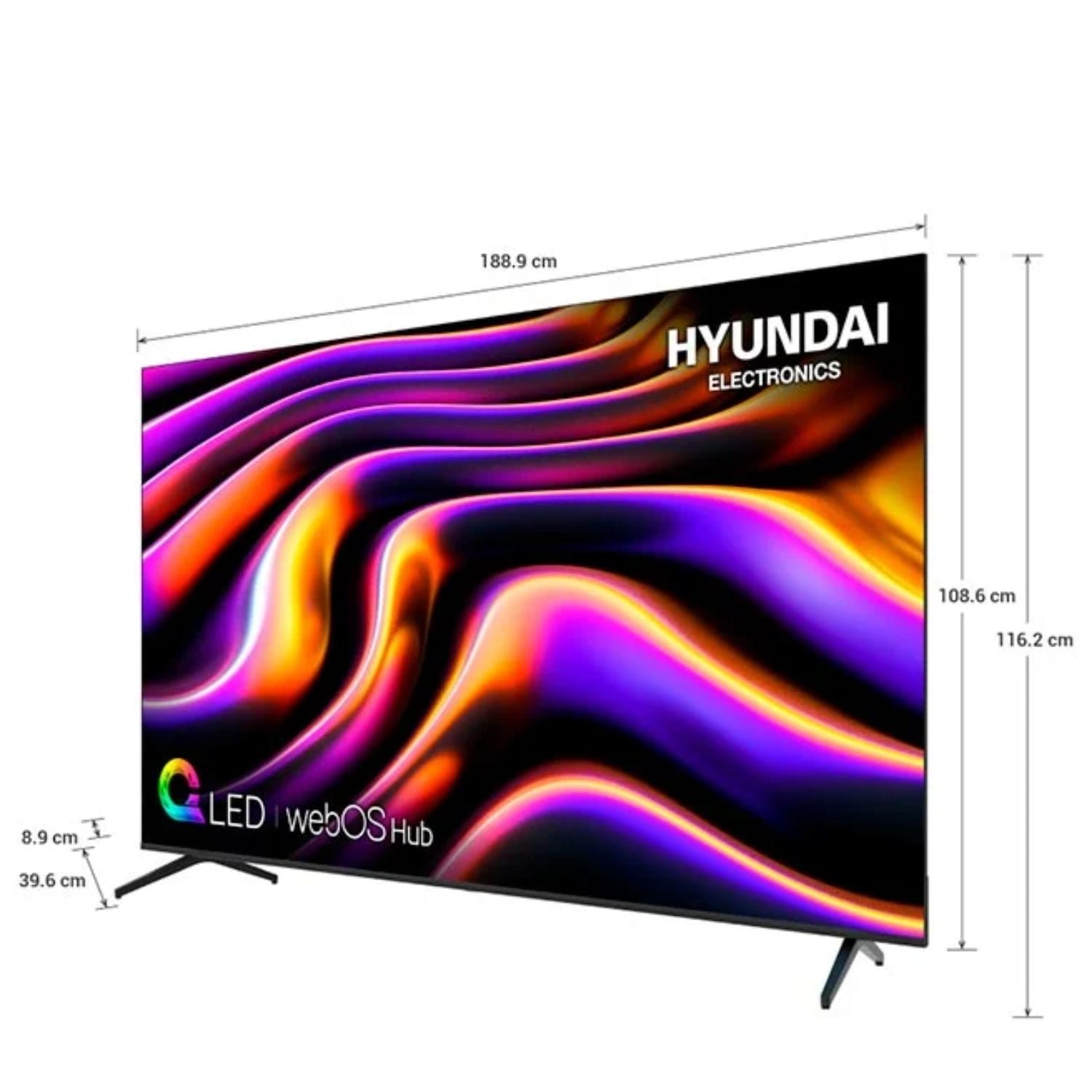 TELEVISOR HYUNDAI QLED 85 HYLED8502QW4KM 4K UHD WEBOS - 2