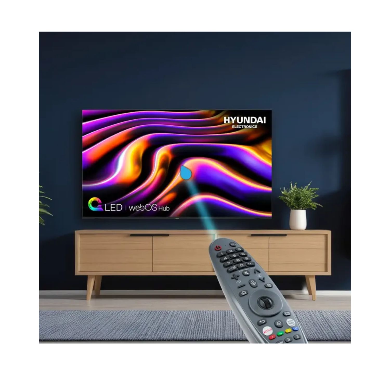 TELEVISOR HYUNDAI QLED 85 HYLED8502QW4KM 4K UHD WEBOS - 8