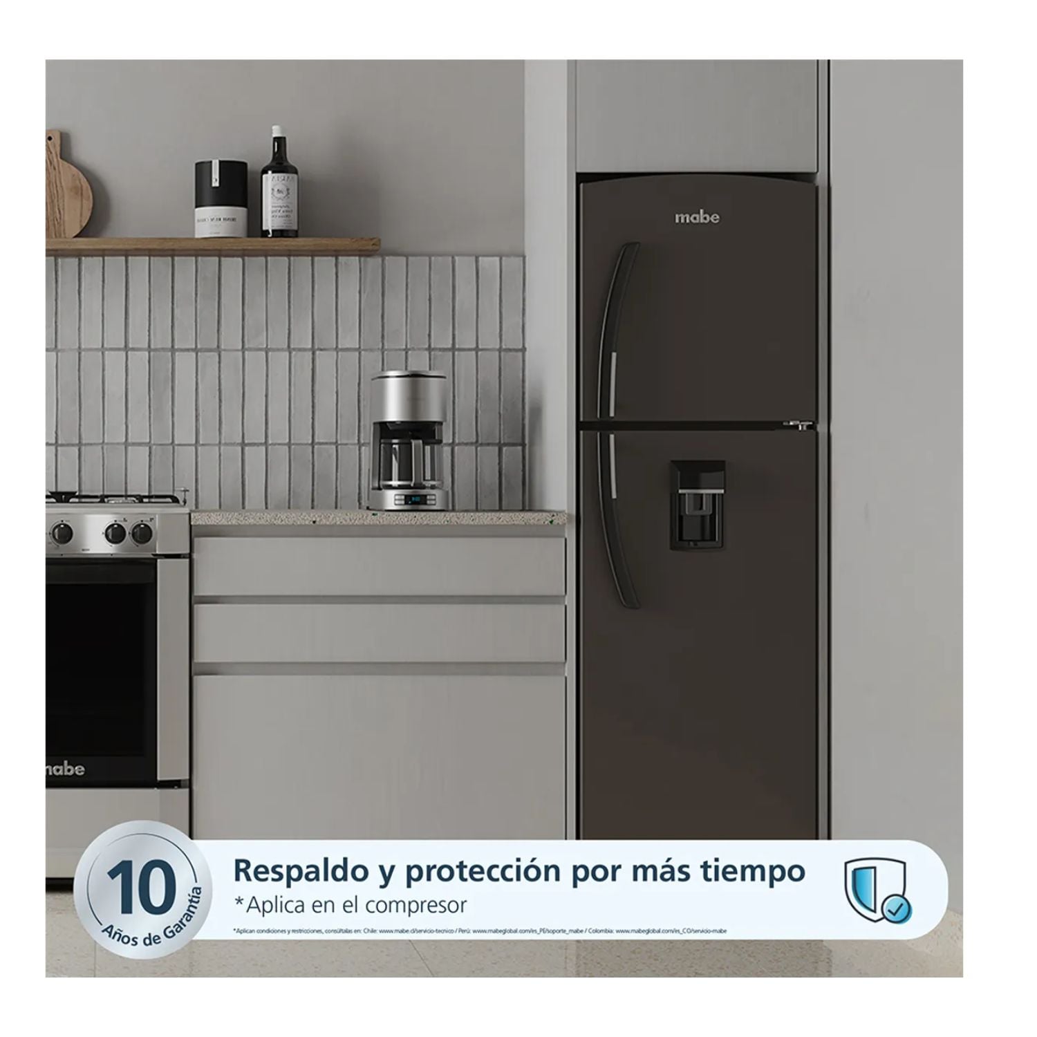 REFRIGERADORA MABE 239LT NO FROST RMA255FYPG GRAFITO - 8