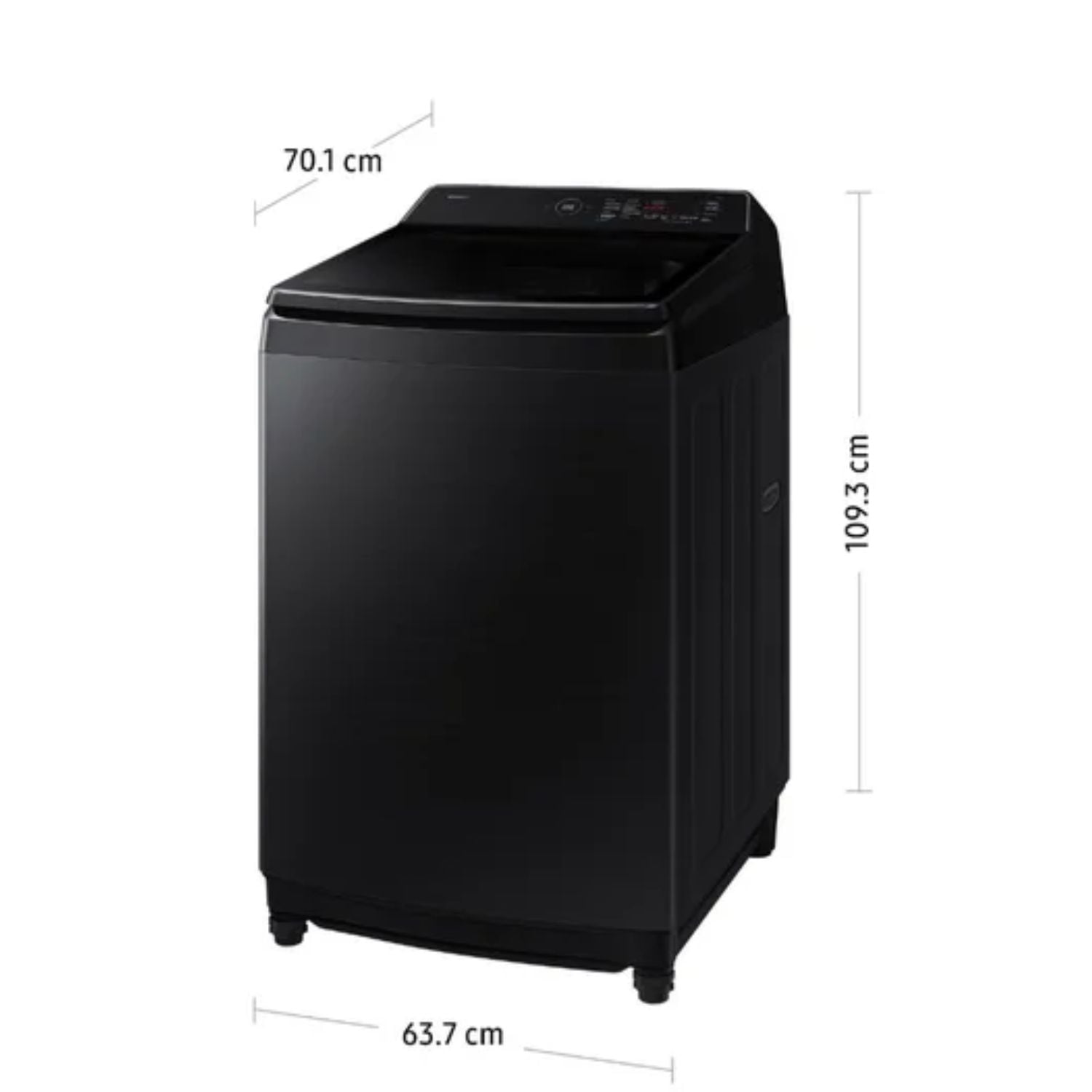 LAVADORA SAMSUNG AI WASH ECOBUBBLE™ 21KG NEGRA WA80F21B9BPE - 2