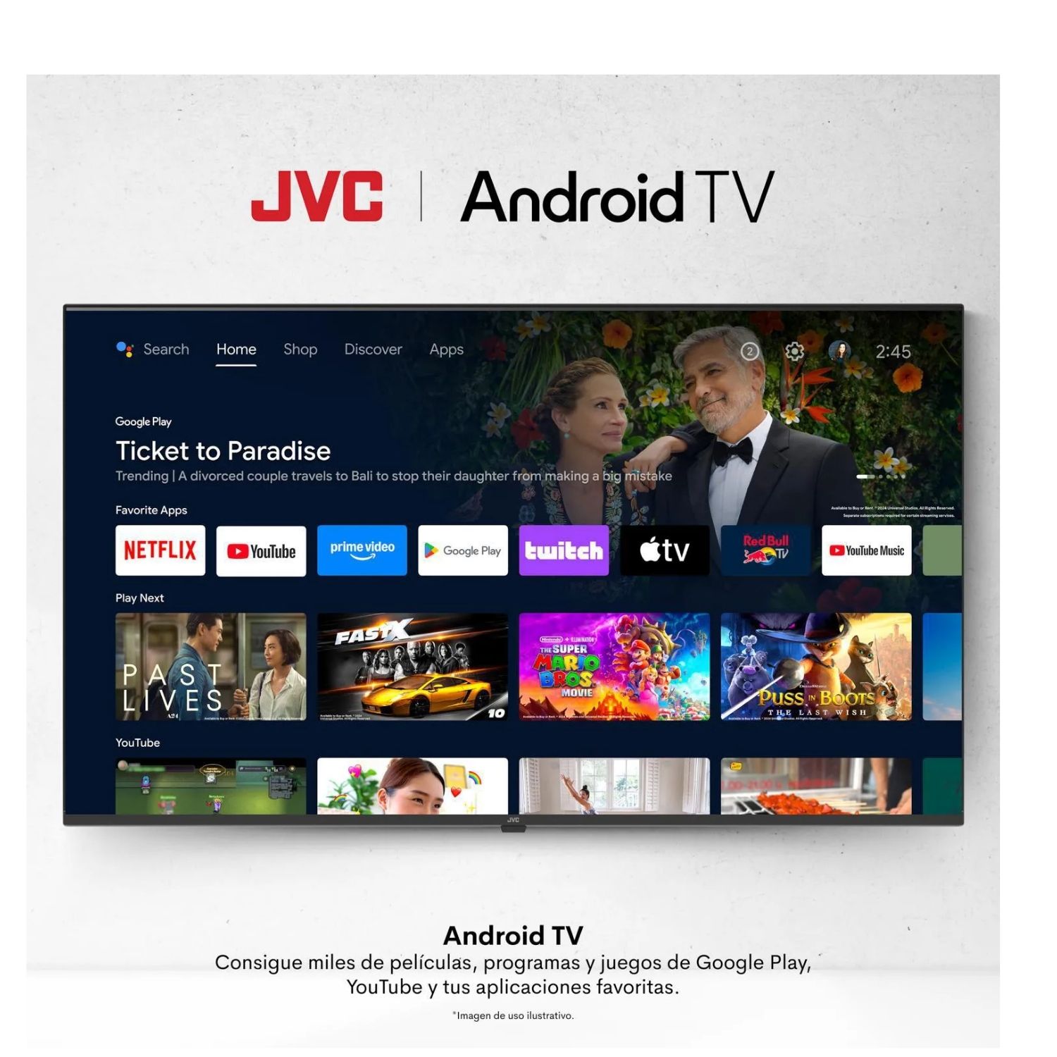 TELEVISOR LED 65 ' ULTRA HD ANDROID TV LT-65KB557 - 2