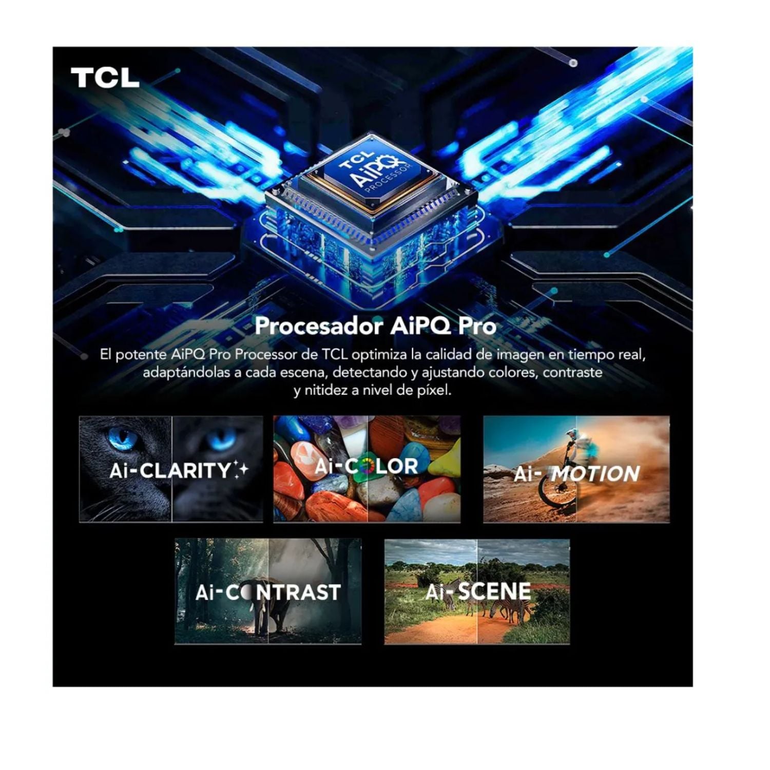 TELEVISOR TCL 65 4K QD MINI LED GOOGLE TV 65C6KS - 6
