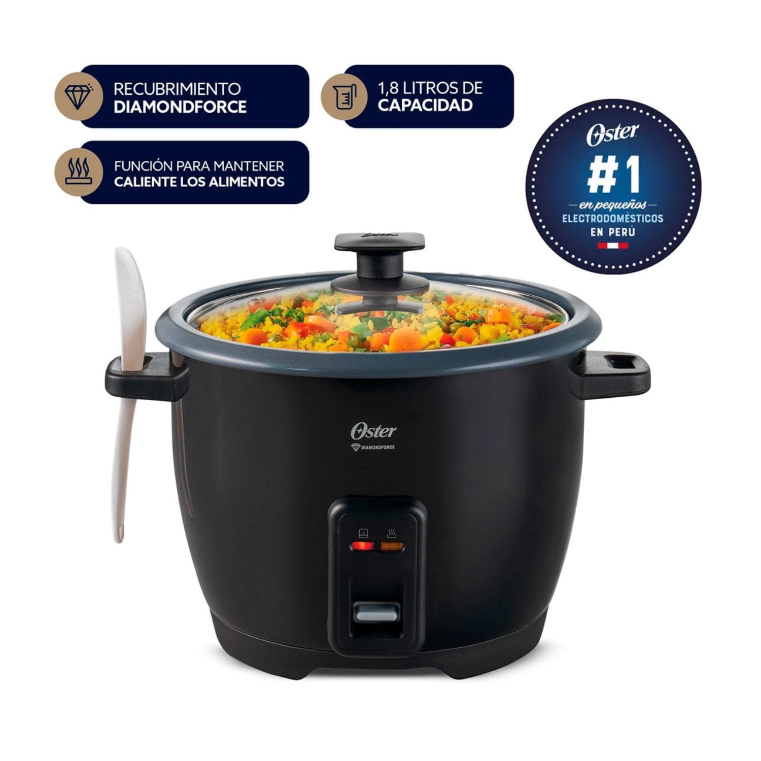 OLLA ARROCERA OSTER CKSTRCB10DFBLK 1.8LT - 1