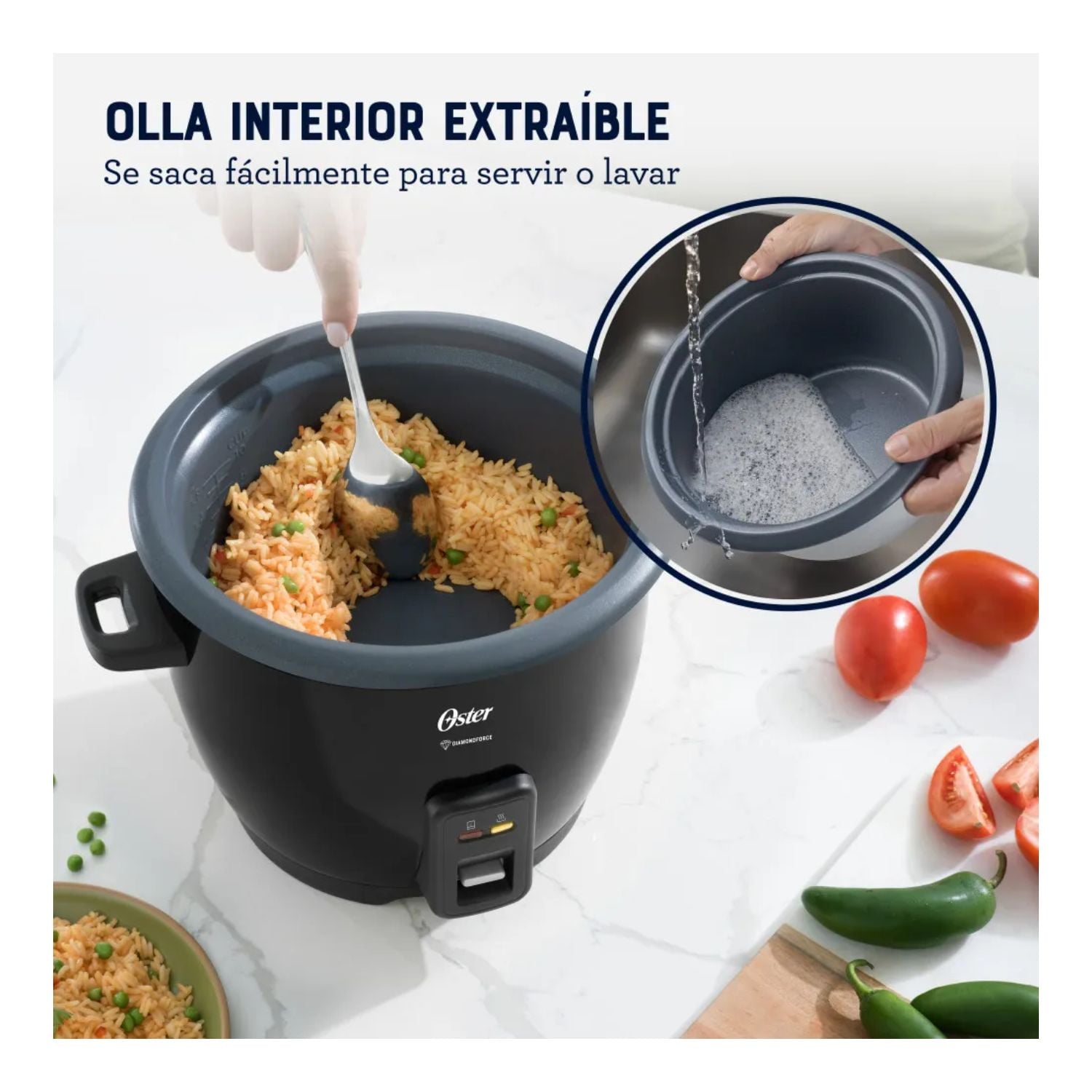 OLLA ARROCERA OSTER CKSTRCB10DFBLK 1.8LT - 6