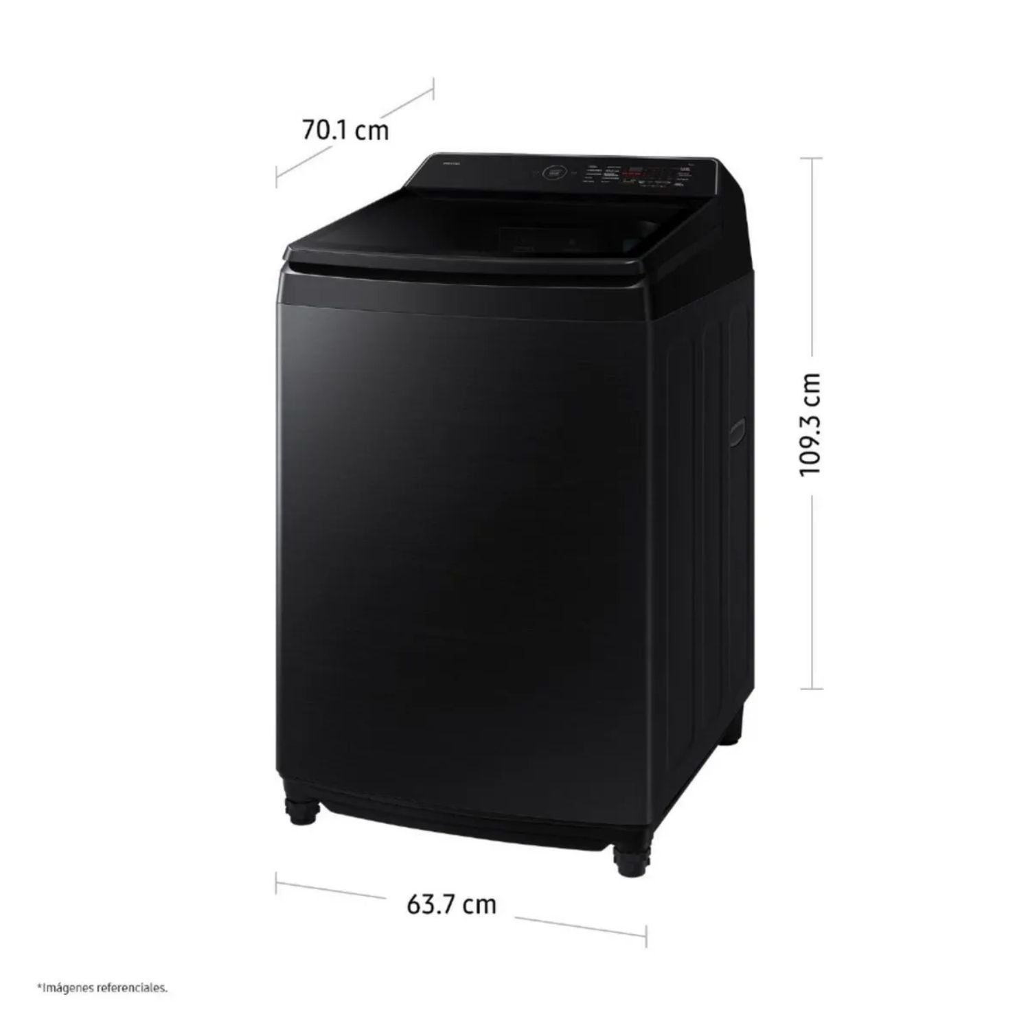 LAVADORA SAMSUNG 19KG AI WASH ECOBUBBLE CARGA SUPERIOR NEGRA WA80F19S8BPE - 4