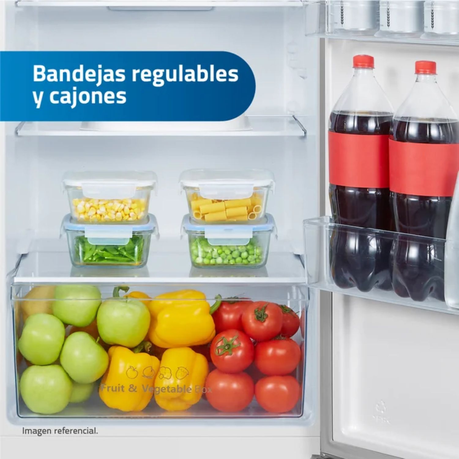 REFRIGERADORA CROMA TOP MOUNT 324L RI-439I INDURAMA. - 7