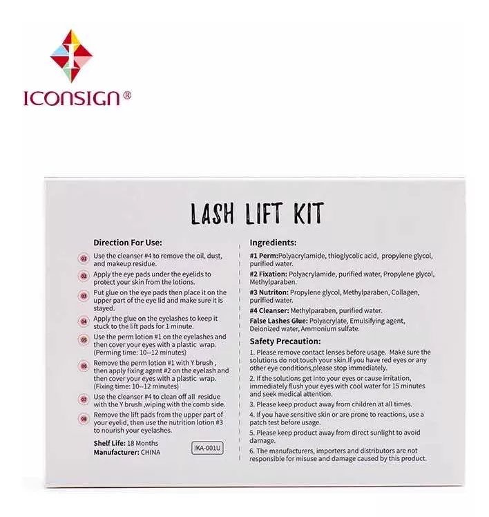 KIT PROFESIONAL LIFTING PESTAÑAS LASH LIFT ICONSING ORIGINAL - 2