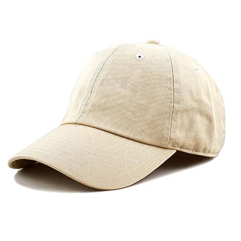 VERANO - GORROS - GENERICO - GORRA VINTAGE BEIGE CLARO UNISEX - 1