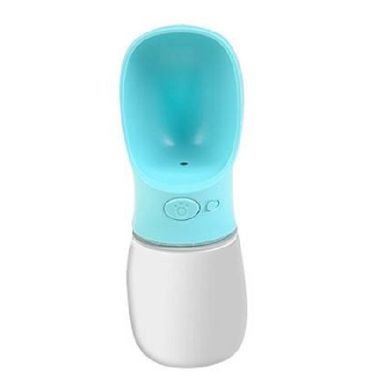 MASCOTAS - BOTELLA DISPENSADORA DE AGUA DE 550ML TURQUESA - 1