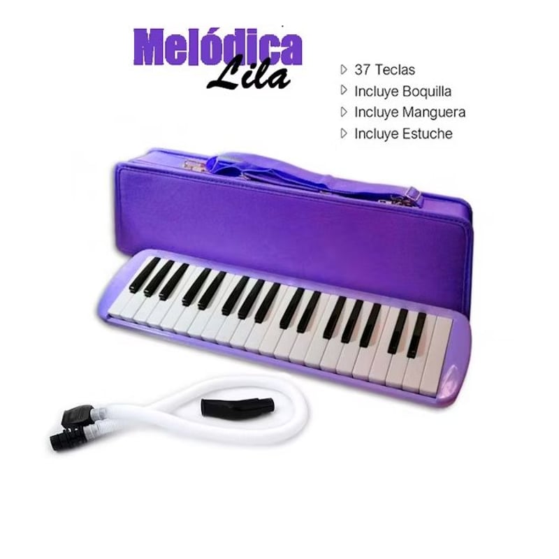 MELÓDICA LILA 3 OCTAVAS CON ESTUCHE RÍGIDO - 2