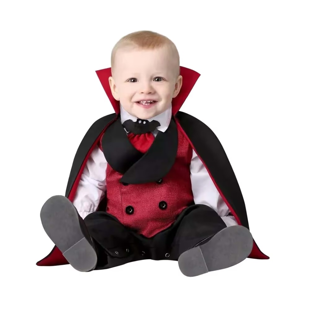 HALLOWEEN - DISFRAZ DE VAMPIRO INFANTIL DE POLIÉSTER A - 1