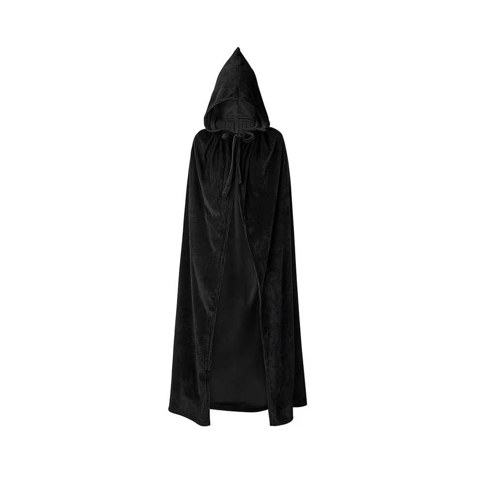 HALLOWEEN - CAPA DE POLIÉSTER NEGRO - 1
