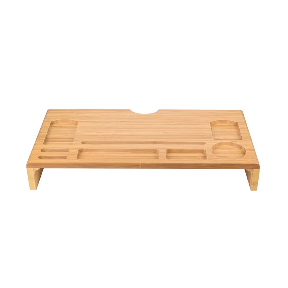 DIA DEL PADRE - ORGANIZADOR DE MADERA PARA ESCRITORIO Y MONITOR – 60X29X8.5CM - 1