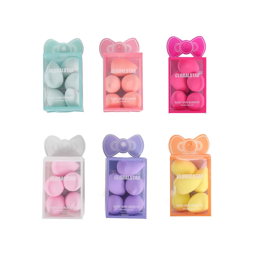 BELLEZA - BEAUTY BLENDER SET DE 05PZS – 06 COLORES MULTICOLOR - 1