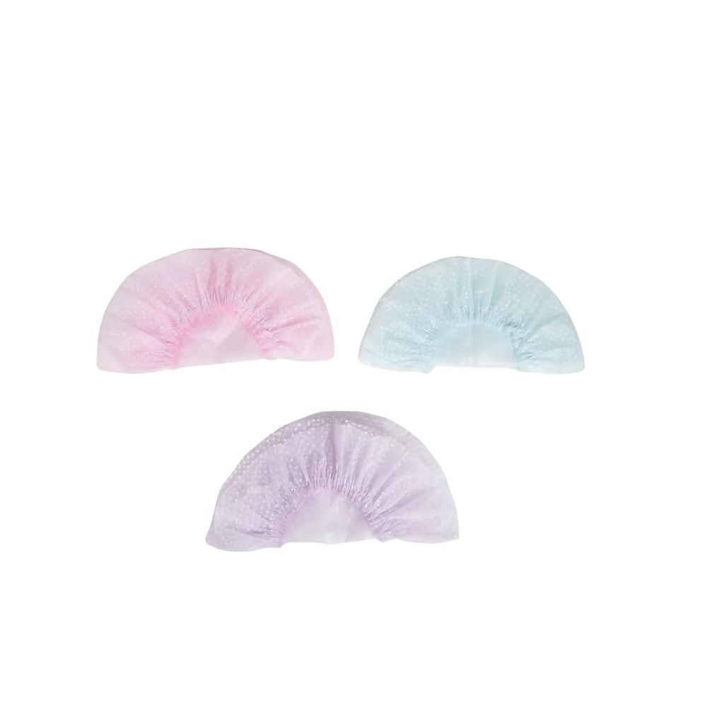 BELLEZA - GORRO DE BAÑO PLÁSTICO SURTIDO 3 COLORES MULTICOLOR - 1