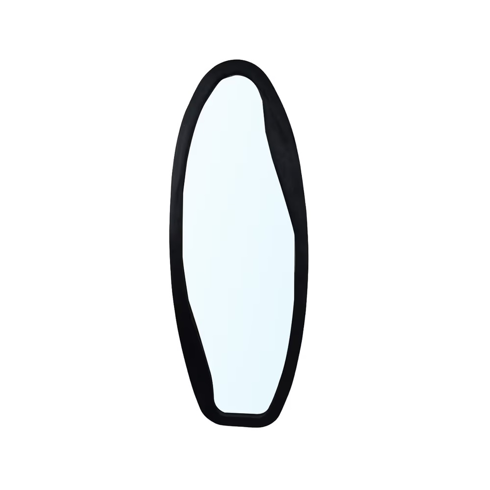 BELLEZA - ESPEJO DECORATIVO DE POLIÉSTER NEGRO - 1