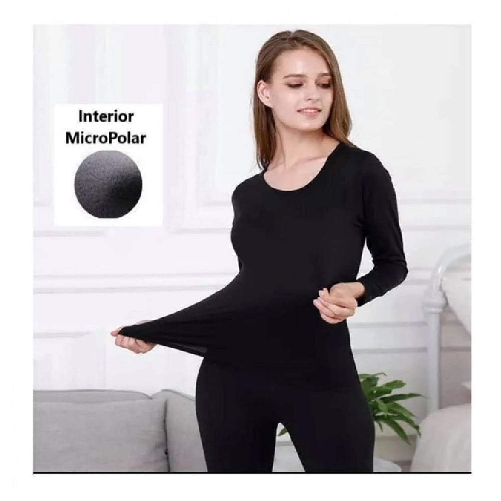 OTOÑO - INVIERNO - POLO CALENTADOR PARA MUJER MANGA LARGA TERMIC MICRO POLAR TALLA L - 1