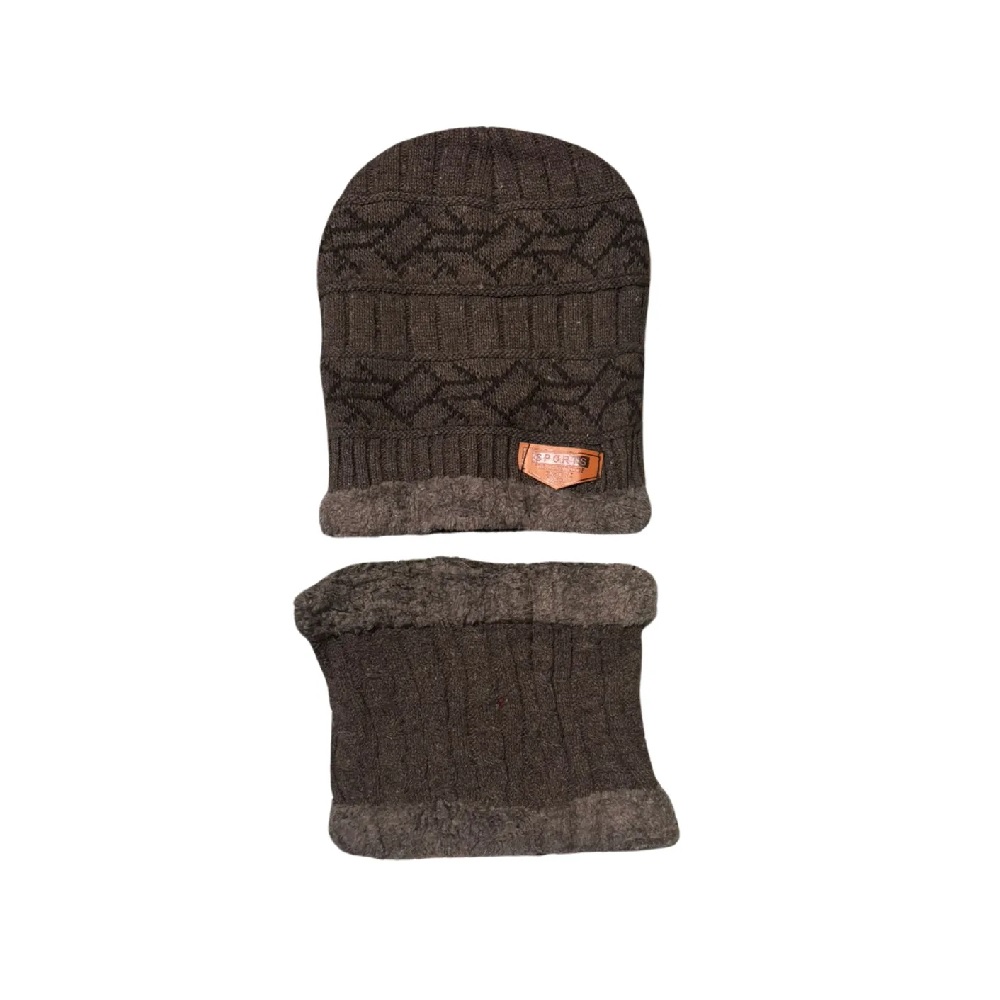 OTOÑO - INVIERNO - GORRO Y CHALINA CON CUELLERA - 2