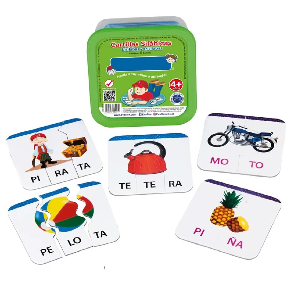 DIA DEL NIÑO - CARTILLAS SILÁBICAS EVAFLEX IMAGENES ALEATORIOS - 1