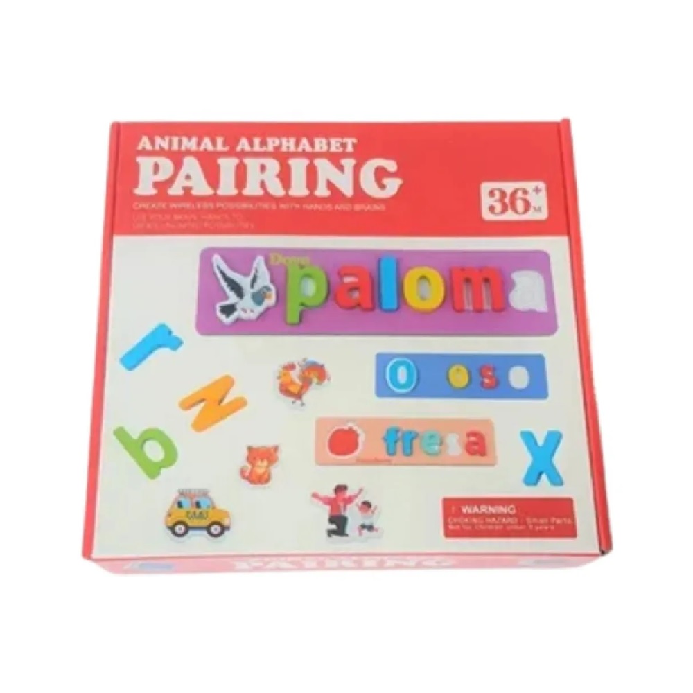 DIA DEL NIÑO - JUEGO DIDACTICO FORMANDO PALABRAS CON IMÁGENES MULTICOLOR - 1