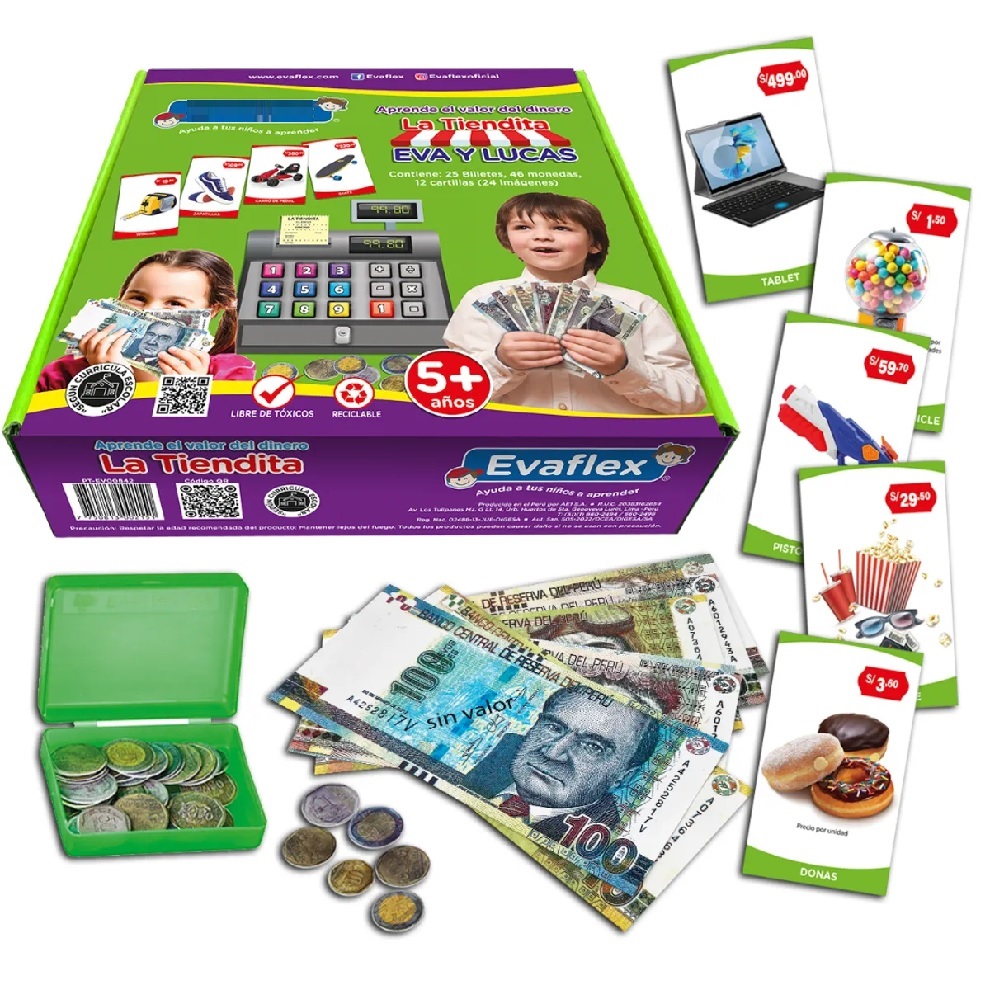 DIA DEL NIÑO - JUEGO DIDACTICO LA TIENDITA MULTICOLOR - 1