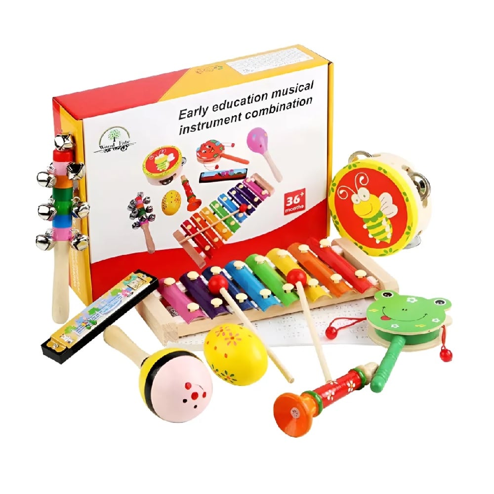 DIA DEL NIÑO - SET DE INSTRUMENTOS MUSICALES PARA NIÑOS MULTICOLOR - 1