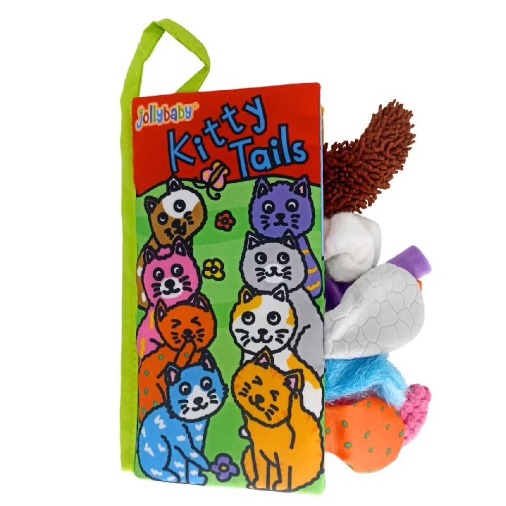 DIA DEL NIÑO - LIBRO DE TELA CON COLITA - GATITOS VARIADOS MULTICOLOR - 1