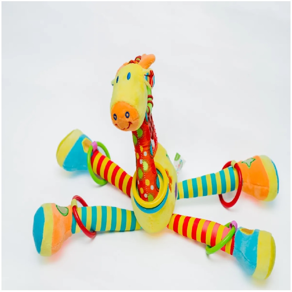 DIA DEL NIÑO - JUGUETE COLGANTE JIRAFA MULTICOLOR - 1