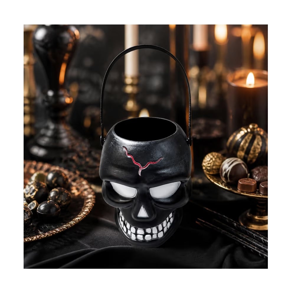 HALLOWEEN TOWN - BALDE CALAVERA PARA DULCES - ADORNO COLORES - 3
