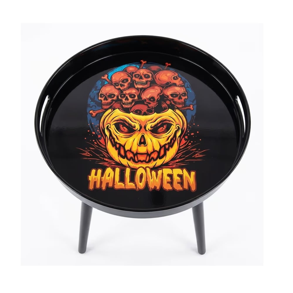 HALLOWEEN TOWN - BANDEJA DECORATIVA HALLOWEEN CON BASE - 1