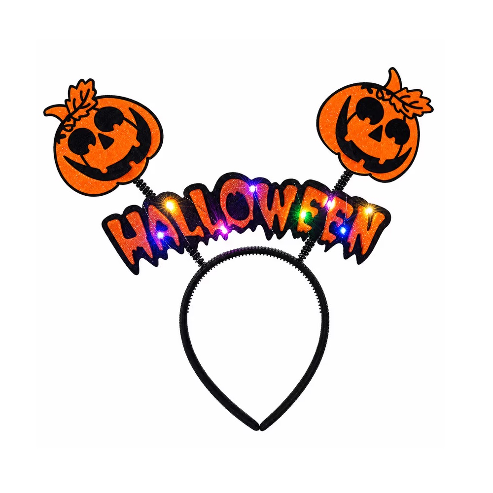 HALLOWEEN TOWN - VINCHA LED CALABAZA - ADORNO - 1