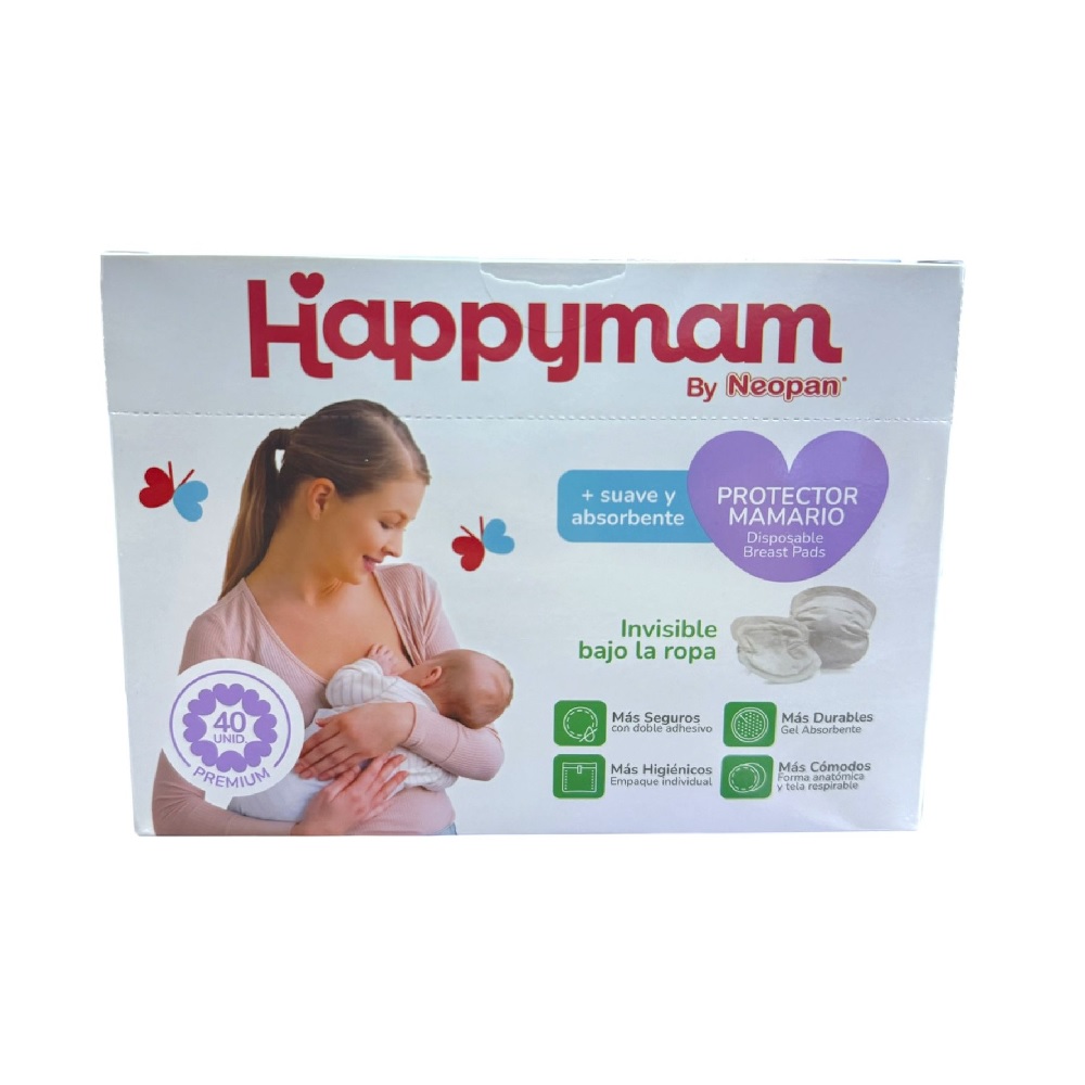 PROTECTOR HAPPYMAM MAMARIO X 40 UNIDADES - 1